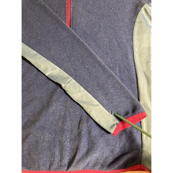 Women’s Columbia Omni-Wick Zip Neck Long Sleeve Blue Fleece Sweater Jacket Sz LG - Picture 13 of 13